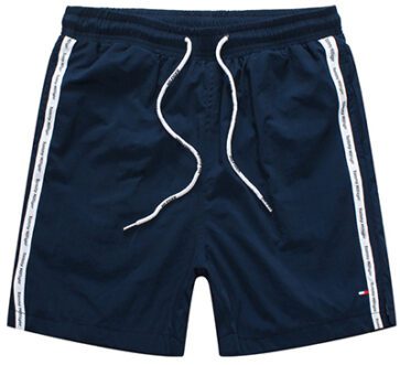 טומי הילפיגר-TOMMY SWIM MEN'S - Navy Blue & White