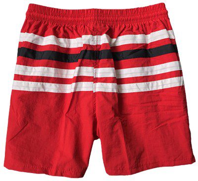 טומי הילפיגר-TOMMY SWIM MEN'S - RED WHITE & BLACK – תמונה 2