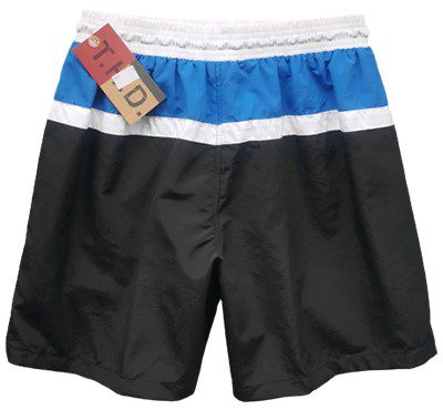 טומי הילפיגר-TOMMY SWIM MEN'S - WHITE BLUE & BLACK – תמונה 2