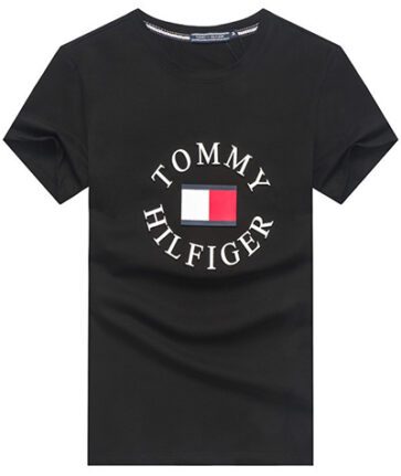 טומי הילפיגר-TOMMY TSHIRT MEN'S - Nero