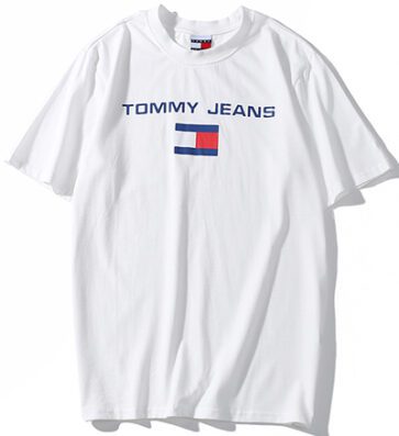 טומי הילפיגר-TOMMY TSHIRT MEN'S - WHITE
