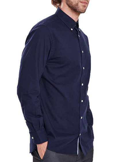 לקוסט-LACOSTE LONG MEN SHIRT - Midnight Express – תמונה 2