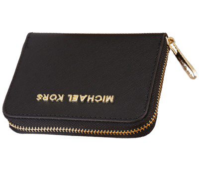 מייקל קורס-MICHAEL KORS WALLET-Black – תמונה 6