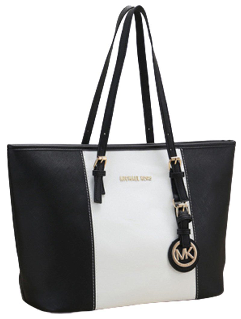 מייקל קורס-Michael Kors bag - Black & White – תמונה 3