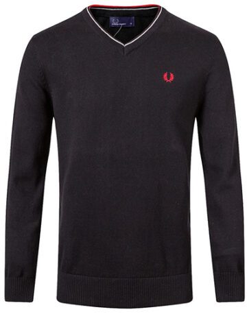 פרד פרי-FRED PERRY SWETER - Melanzane