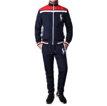 ראלף לורן-RALPH LAUREN SUIT MEN'S- NAVY BLUE RED & WHITE