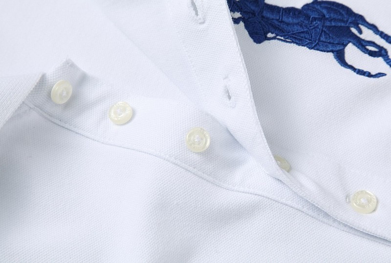 ראלף לורן-RALPH LAUREN POLO TSHIRT SHORT WOMEN - White & Black Logo – תמונה 7