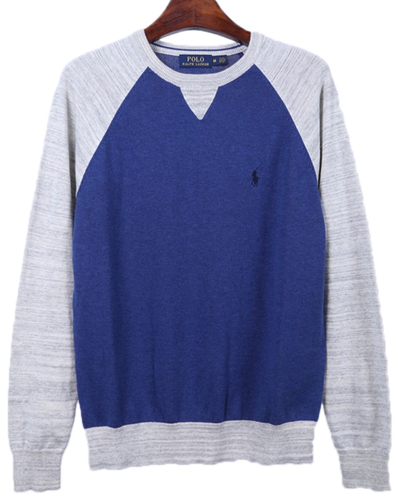 ראלף לורן-RALPH LAUREN SWETER MEN - BLUE & Gray