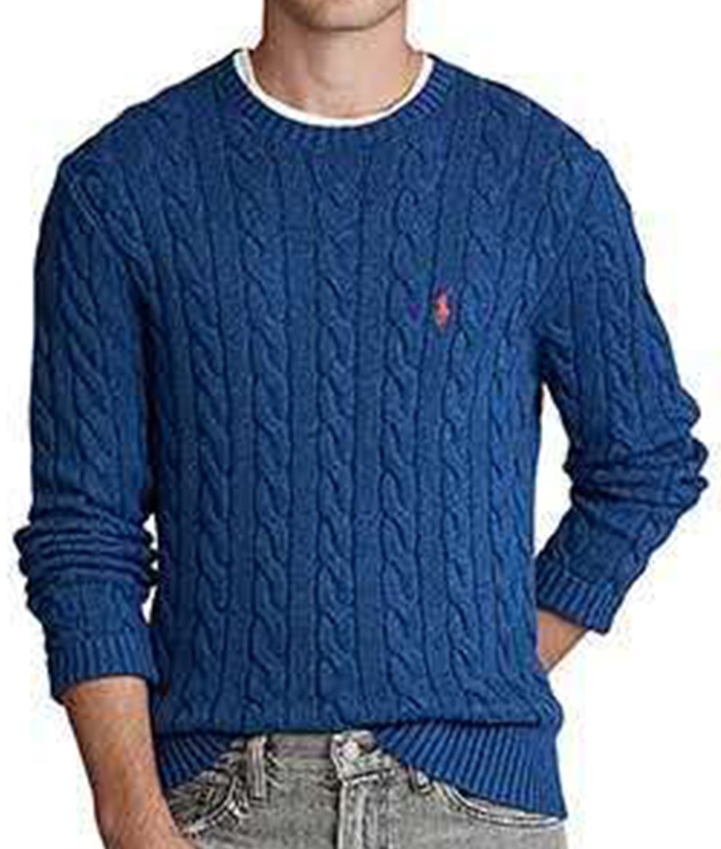 ראלף לורן-RALPH LAUREN SWETER MEN - Blue