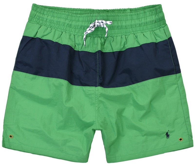 ראלף לורן-RALPH LAUREN SWIM BEACH SHORT MEN'S - Ocean Green & Navy Blue