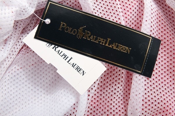 ראלף לורן-RALPH LAUREN SWIM BEACH SHORT MEN'S -Red & White – תמונה 5