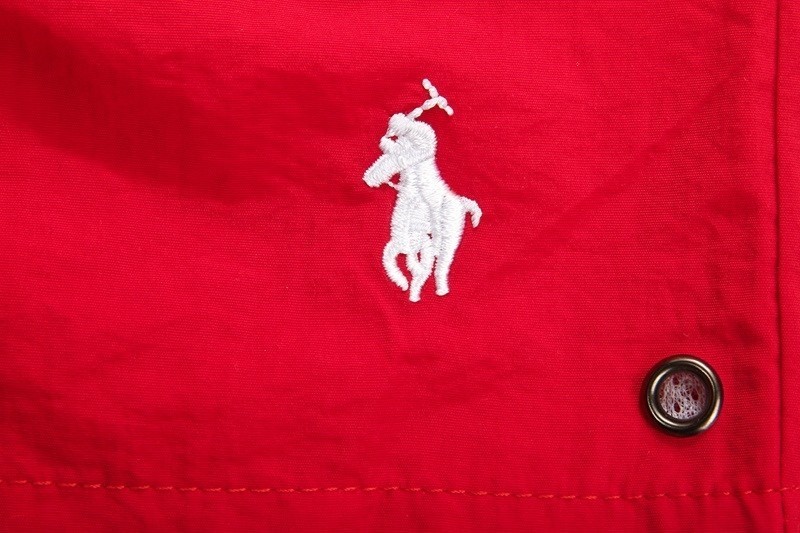 ראלף לורן-RALPH LAUREN SWIM BEACH SHORT MEN'S -Red & White – תמונה 10