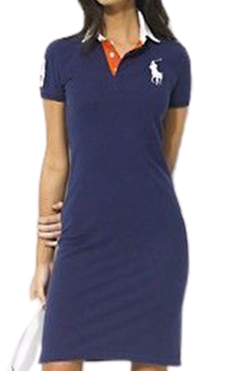 ראלף לורן-RALPH LAUREN DRESS WOMEN'S - Navy Blue