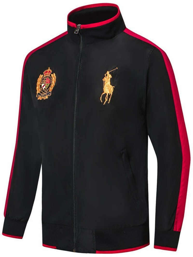 ראלף לורן-RALPH LAUREN POLO JACKET MEN - BLACK & RED