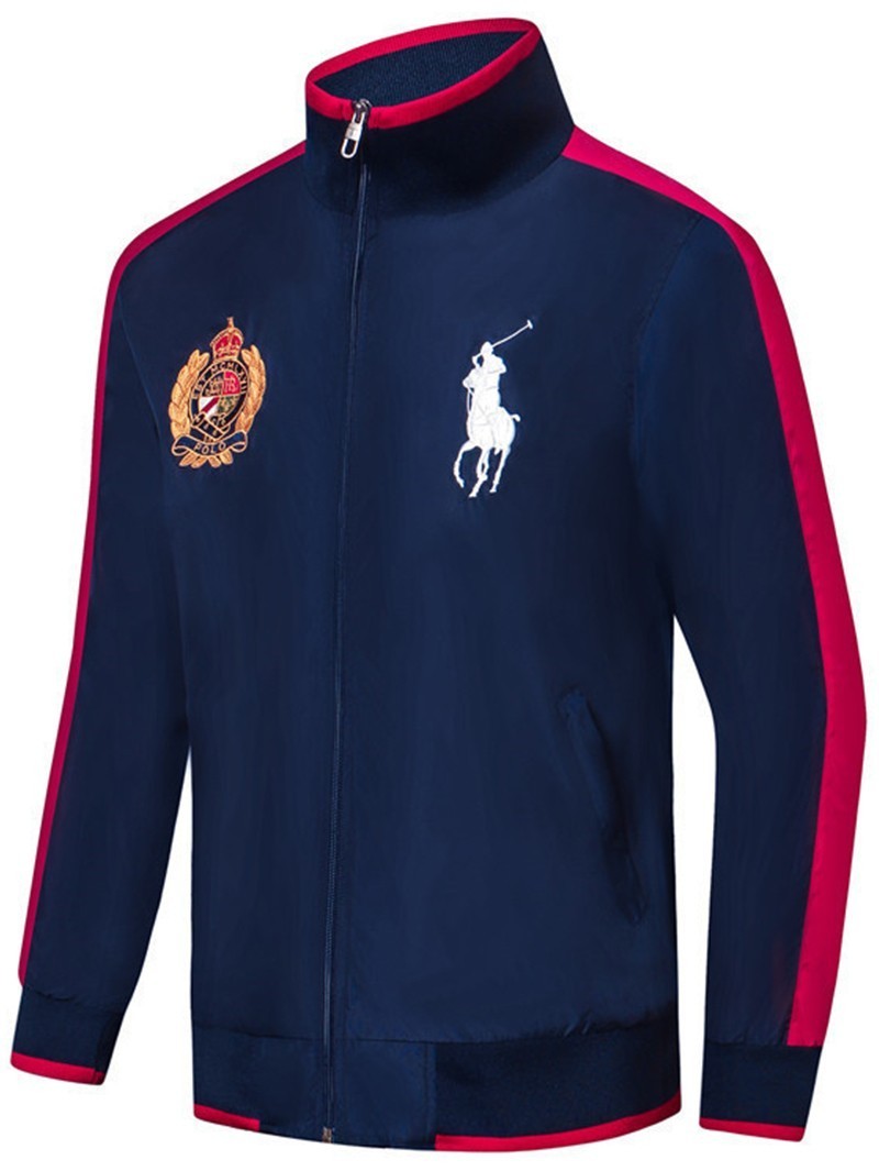 ראלף לורן-RALPH LAUREN POLO JACKET MEN - NAVY BLUE & RED