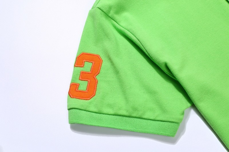 ראלף לורן-RALPH LAUREN POLO TSHIRT SHORT BIG PONY MEN'S- Pastel Green – תמונה 8