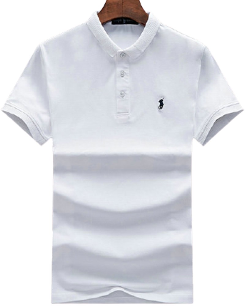 ראלף לורן-RALPH LAUREN POLO TSHIRT SHORT MEN'S - White
