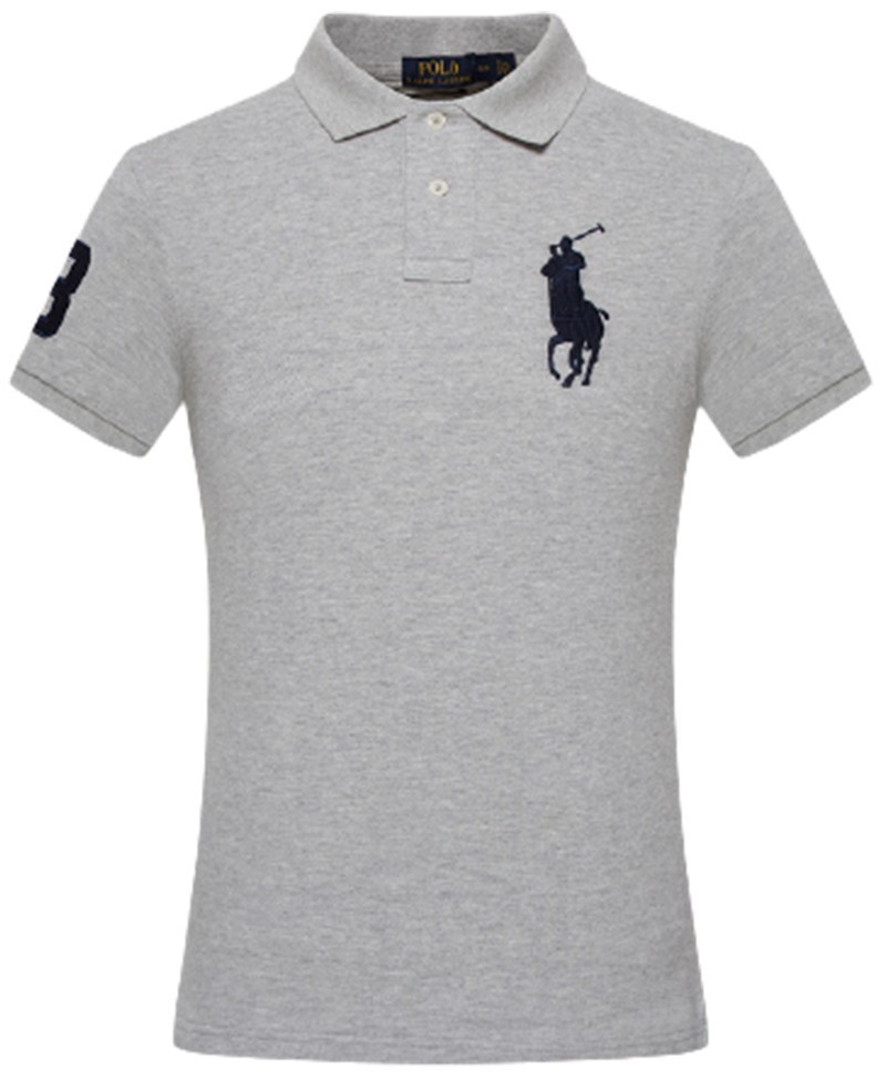 ראלף לורן-RALPH LAUREN POLO TSHIRT SHORT MEN'S - Spun Pearl