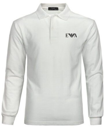 ארמני- ARMANI POLO LONG MEN'S - White