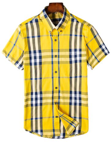 מעיל ברברי-BURBERRY BUTTON MEN - Gorse Mix