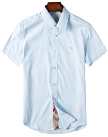 מעיל ברברי-BURBERRY BUTTON MEN - Hawkes Blue