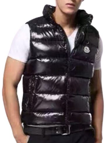 ווסט גברים ווסט-VEST MEN MONCLER - Black Russian