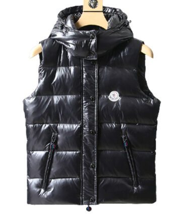 ווסט גברים ווסט-VEST MEN MONCLER - Black Russian