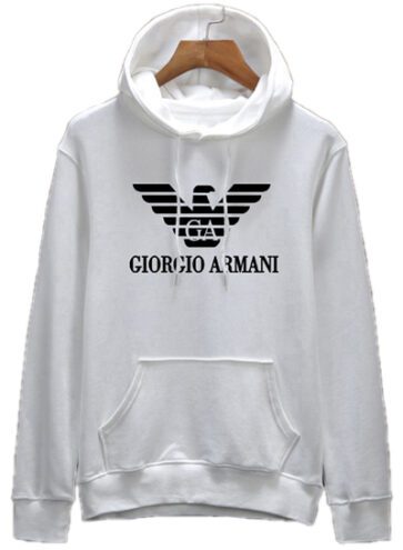 ארמני-ARMANI HOODIES MEN'S- White