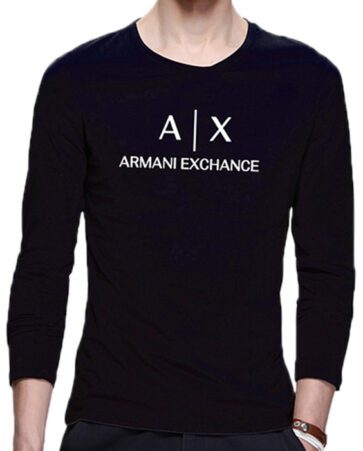 ארמני- ARMANI TSHIRT LONG MEN'S - Black