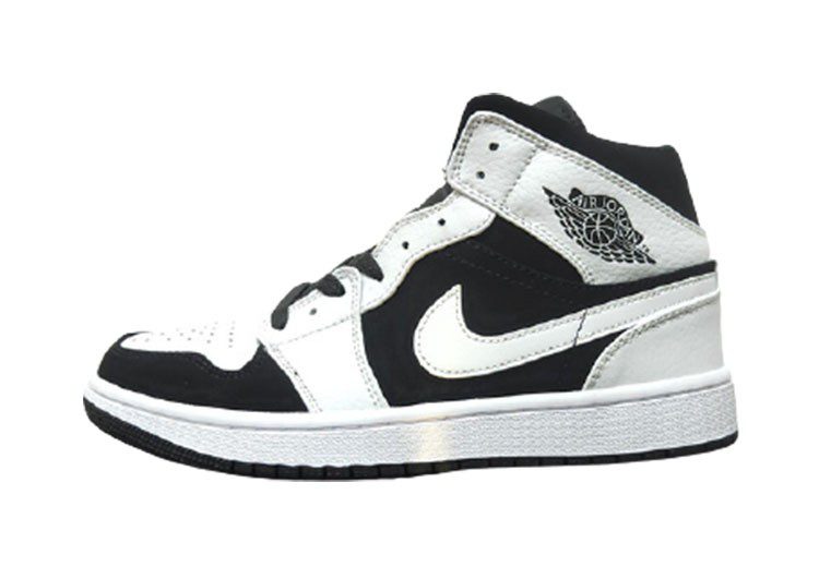 נעלי נייק-NIKE AIR MAX JORDAN HIGH -  Black Russian & White Lilac