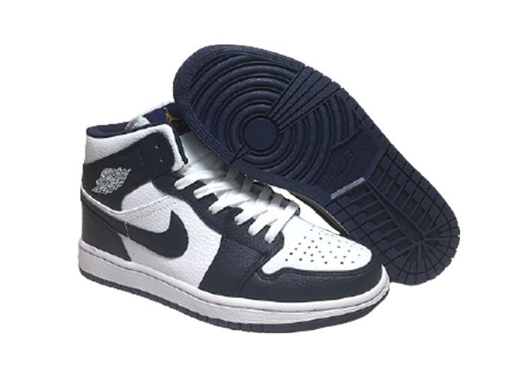 נעלי נייק-NIKE AIR MAX JORDAN HIGH -  Gun Powder & Hawkes Blue