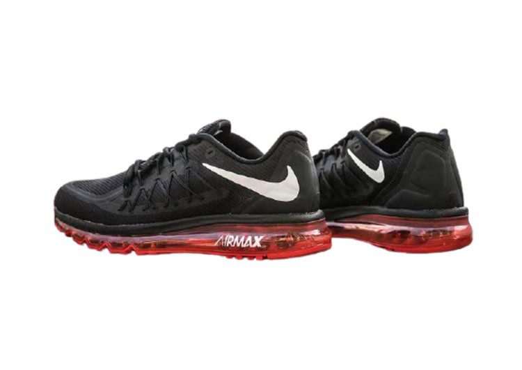 נעלי נייק-Nike Air Max 2015 - Charcoal & White Logo – תמונה 5