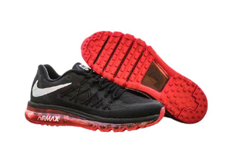 נעלי נייק-Nike Air Max 2015 - Charcoal & White Logo – תמונה 6