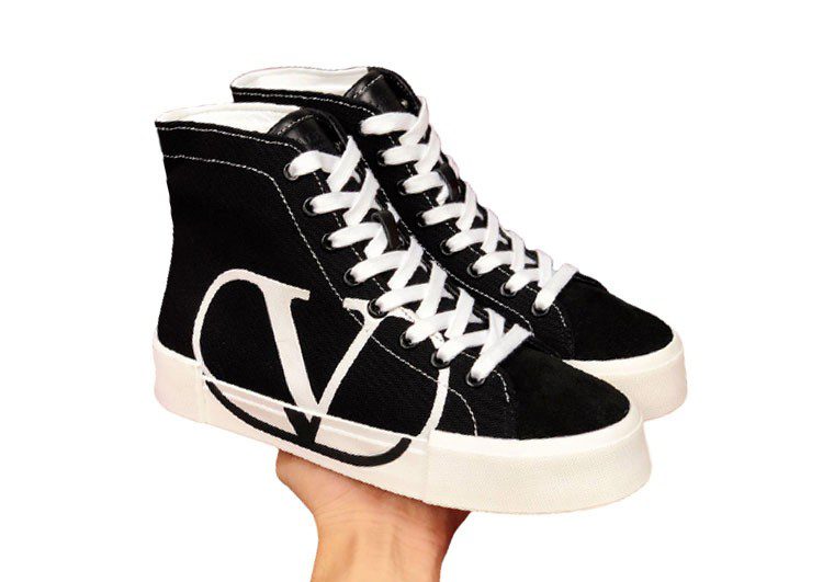 ולנטינו-VALENTINO SHOES - White & Black
