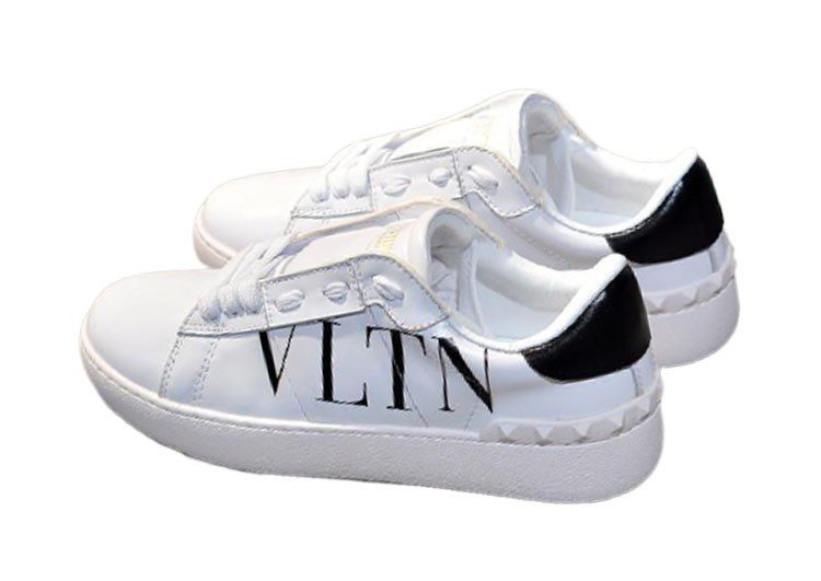 ולנטינו-VALENTINO WOMEN'S SHOES - White & Black Combo