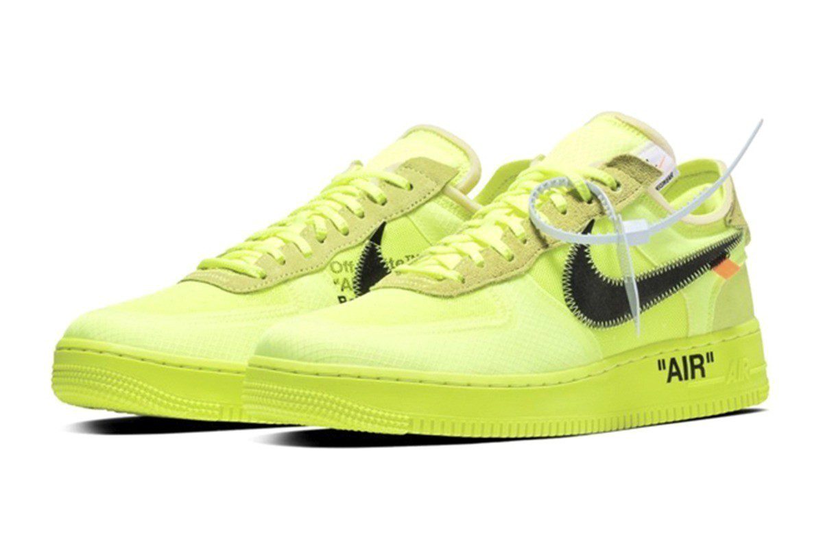 נעלי נייק-Nike Air Force 1 Low Black Yellow – תמונה 4
