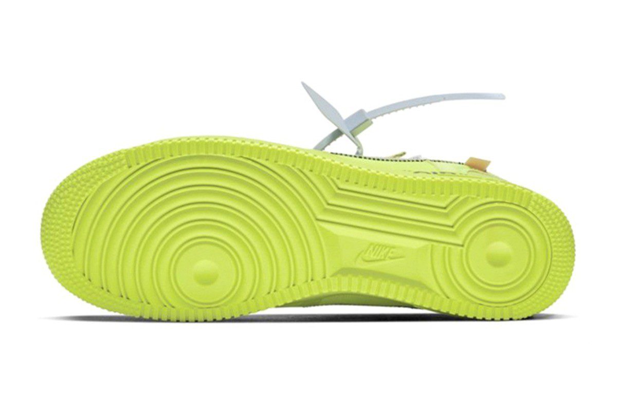 נעלי נייק-Nike Air Force 1 Low Black Yellow – תמונה 6