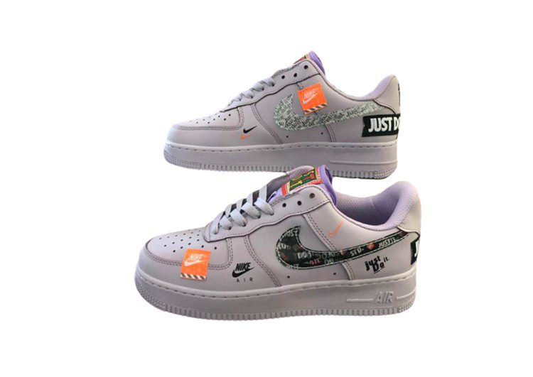 נעלי נייק -Nike Air Force 1 Low Silver – תמונה 2