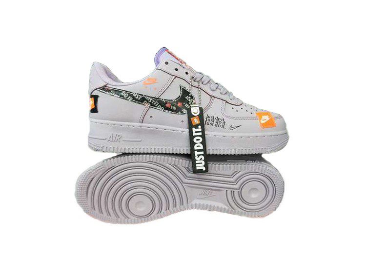 נעלי נייק -Nike Air Force 1 Low Silver – תמונה 5