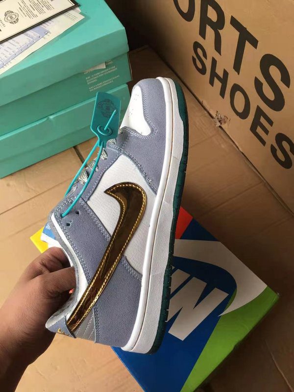 נעלי נייק-Nike Air Force 1 Low Solitude Storm Grey – תמונה 7