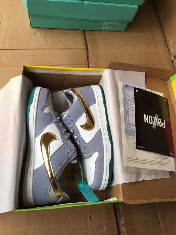 נעלי נייק-Nike Air Force 1 Low Solitude Storm Grey – תמונה 5