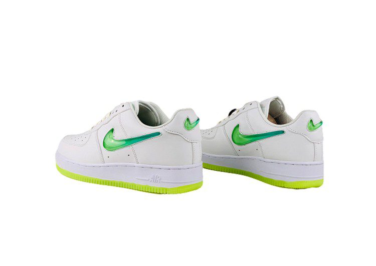 נעלי נייק -Nike Air Force 1 Low White-Fern – תמונה 7