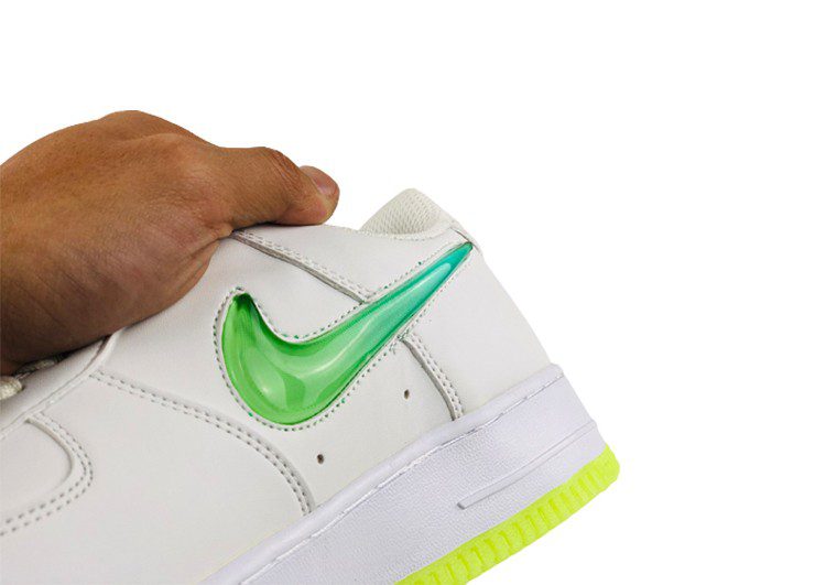נעלי נייק -Nike Air Force 1 Low White-Fern – תמונה 8