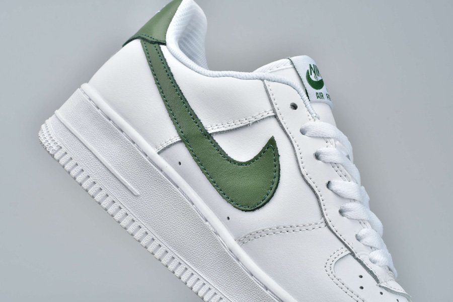 נעלי נייק-Nike Air Force 1 Low White Green – תמונה 7