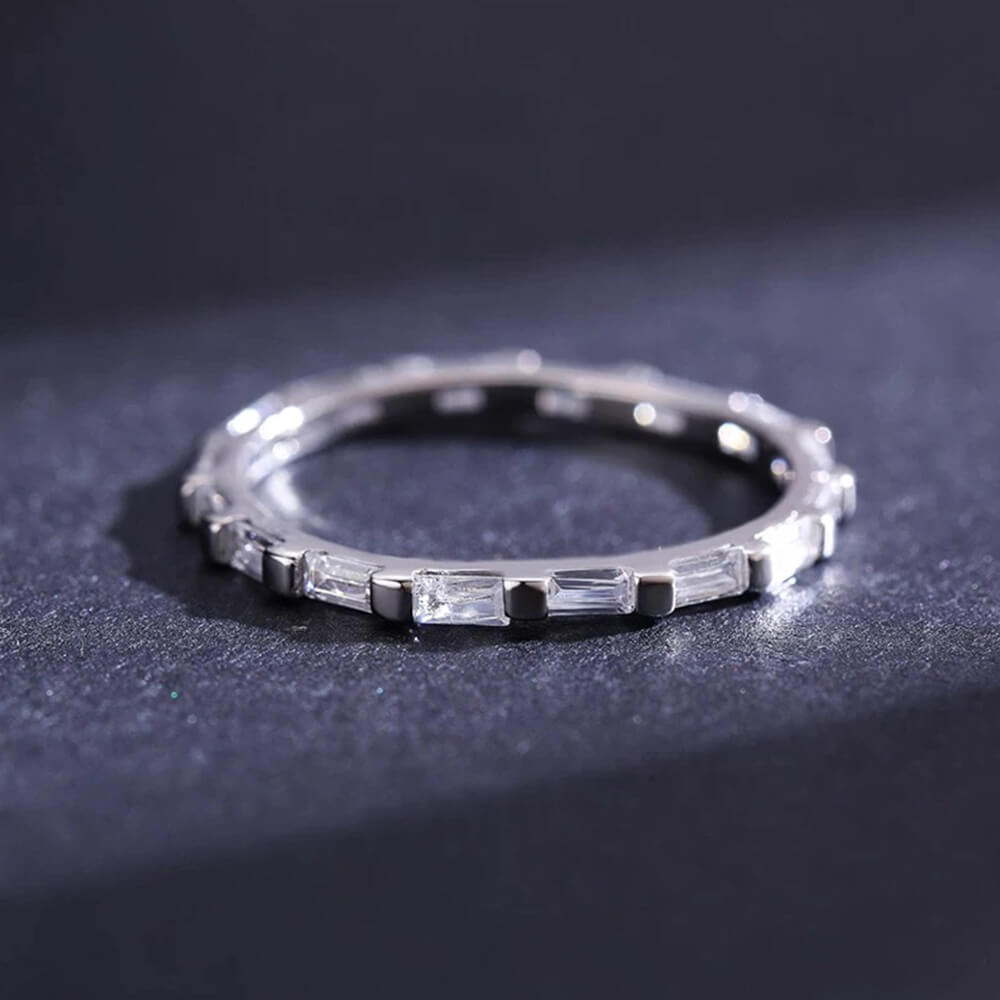 טבעת יוקרה-Silver Ring for Women Wedding – תמונה 3