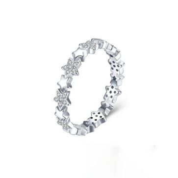 טבעת יוקרה-Silver Rings For Women Fine Jewelry Valentine's Day GIFT