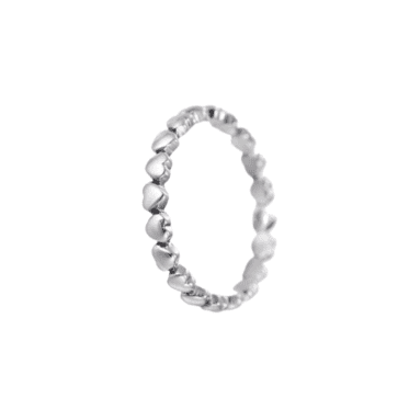 טבעת יוקרה-Silver Ring  Heart Finger Forever Love Jewelry Valentine's Day Gift