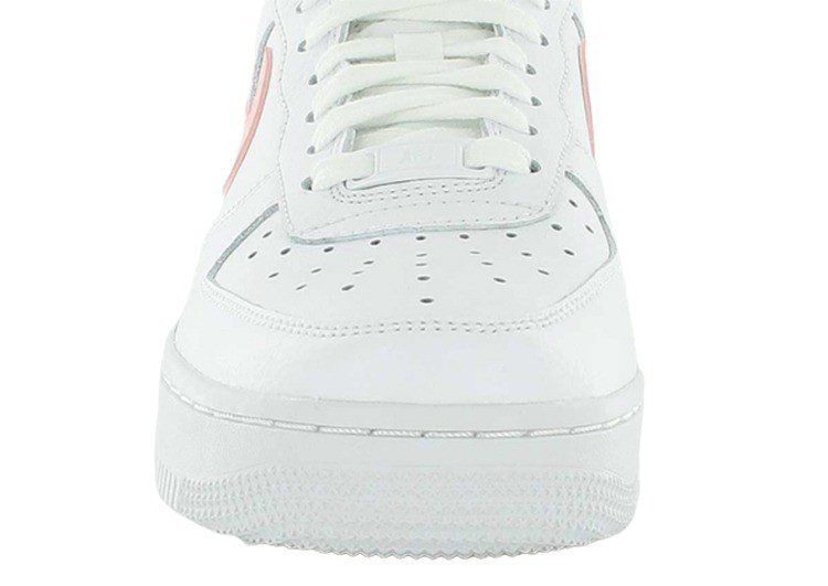 נעלי נייק-NIKE AIR FORCE 1 WHITE PINK – תמונה 2