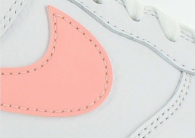 נעלי נייק-NIKE AIR FORCE 1 WHITE PINK – תמונה 6