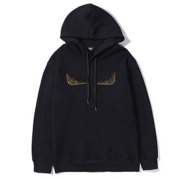 פנדי - FENDI HOODIES - Black & Brown Derby